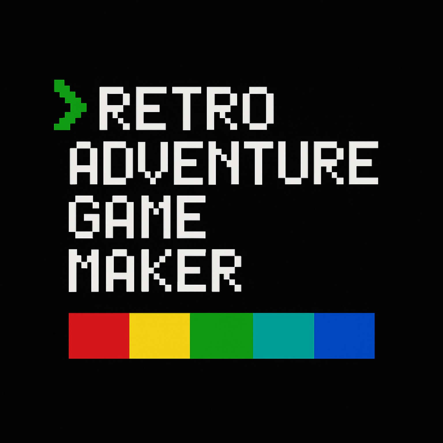 Retro Adventure Game Maker Logo